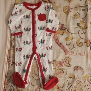 Oshkosh Christmas Footsie Pajamas